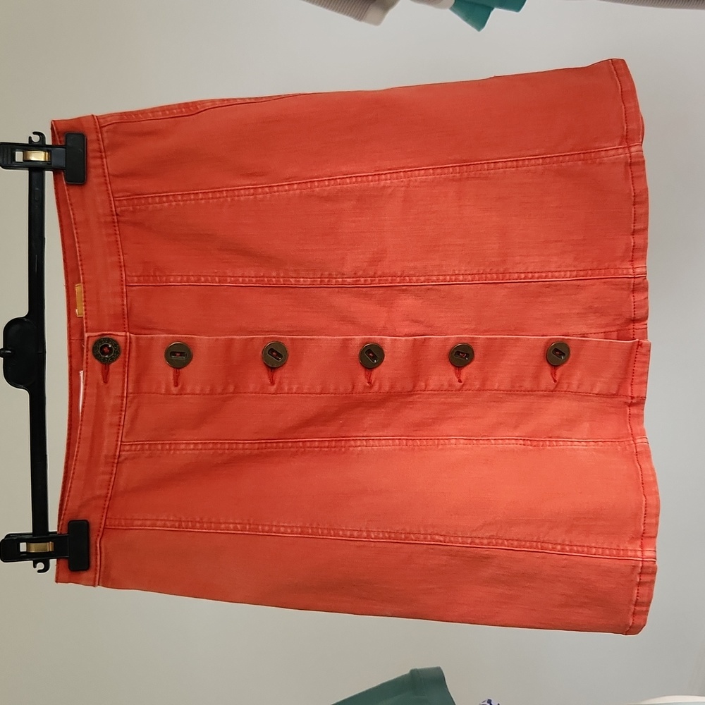 ANTHRO pilcro and the letterpress chino skirt size 8